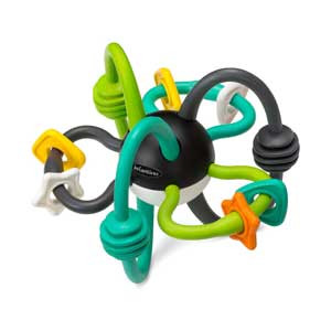 Infantino Shake & Teethe Flexible Rattle Ball