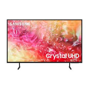 Samsung 55 Inch 4K LED HDR Crystal UHD, 4K Upscaling, PurColor, Tizen OS, Q-Symphony, Black, UA55DU7000UXZN - 1 Year Warranty (2024 UAE Version)