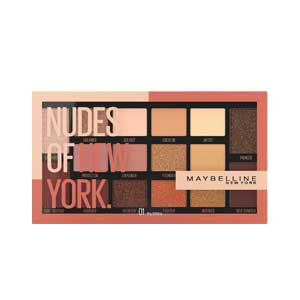 Maybelline Eyestudio Nudes of New York 16 Pan Eyeshadow Palette, Custom Designed for Diverse Skin Tones, 20ml