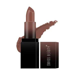 Swiss Beauty Hd Matte Pigmented Smudge Proof Lipstick, Cute Nude