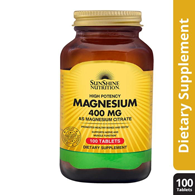 Sunshine Nutrition Magnesium Citrate Tabs 100's