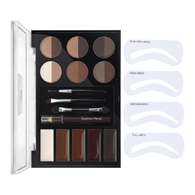Eye Brow Kit 25 Piece Eyebrow Makeup Palette Set 12 Colors