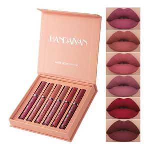 6 Colors Matte Liquid Lipstick Set