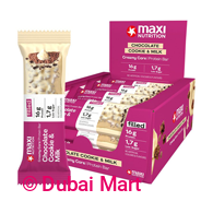 Maxi Nutrition Bar Chocolate Cookie&Milk 45G - Box of 12pcs