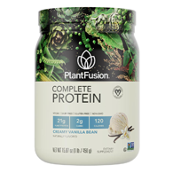 PlantFusion Complete Plant Protein Powder Creamy Vanilla Bean 1Lbs