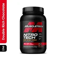 Muscle Tech Nitro Tech Perf Series 100% Whey Gold Bonus Double Rich Chocolate 2lb