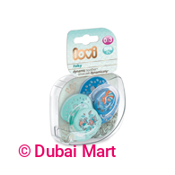 Lovi Dyn Soother Silicone 0- 3m(2 Pcs) Folky Boy