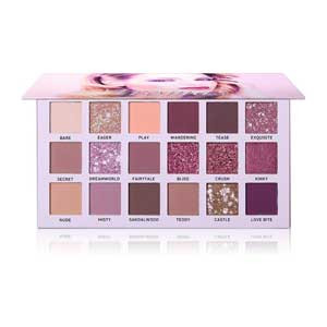 18 Colors Aromas New Nude Eyeshadow Palette, Long-Lasting, Multi-Reflective Shimmer, Matte Glitter, Pressed Pearls Eye Shadow Makeup Palette