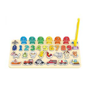 Baybee 4 in 1 Wooden Matching Board Puzzle for Kids Toys