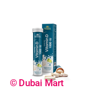 Sunshine Nutrition Vitamin D 1000 IU Citrus Effervescent 20 Tablets