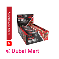 Muscle Core High Protein Wafer Bar Strawbery 40g -Box Of 12 Pieces