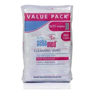 Sebamed Baby Wet Wipes 5x72'S