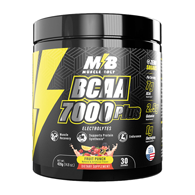Muscle Bolt BCAA 7000 Plus For Muscle Recovery & Endurance Fruit Punch 30 Servings, 420g