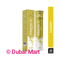 Sunshine Nutrition Vitamin C 1000 mg Effervescent Tablets Lemon 20's